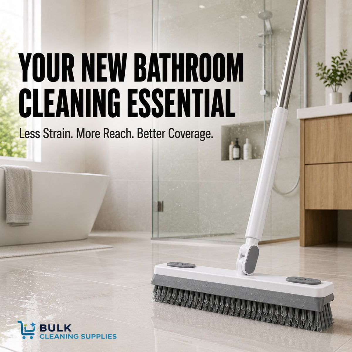 2-in-1 Scrub Brush + Squeegee