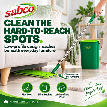 Sabco Gen 2 Rinse N’ Wring Microfibre Floor Mop Set