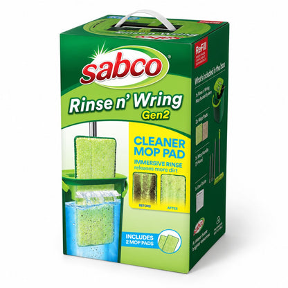 Sabco Gen 2 Rinse N’ Wring Microfibre Floor Mop Set