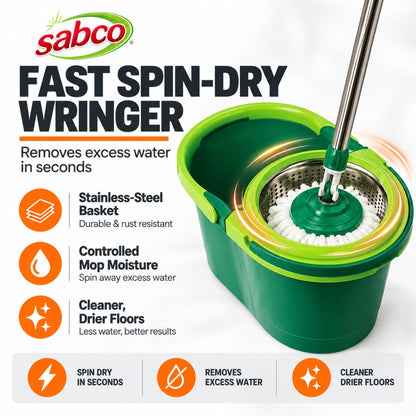 Sabco SupaDry Gen2 Spin Mop Set