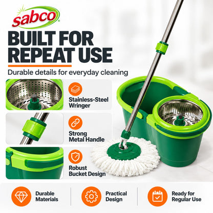 Sabco SupaDry Gen2 Spin Mop Set