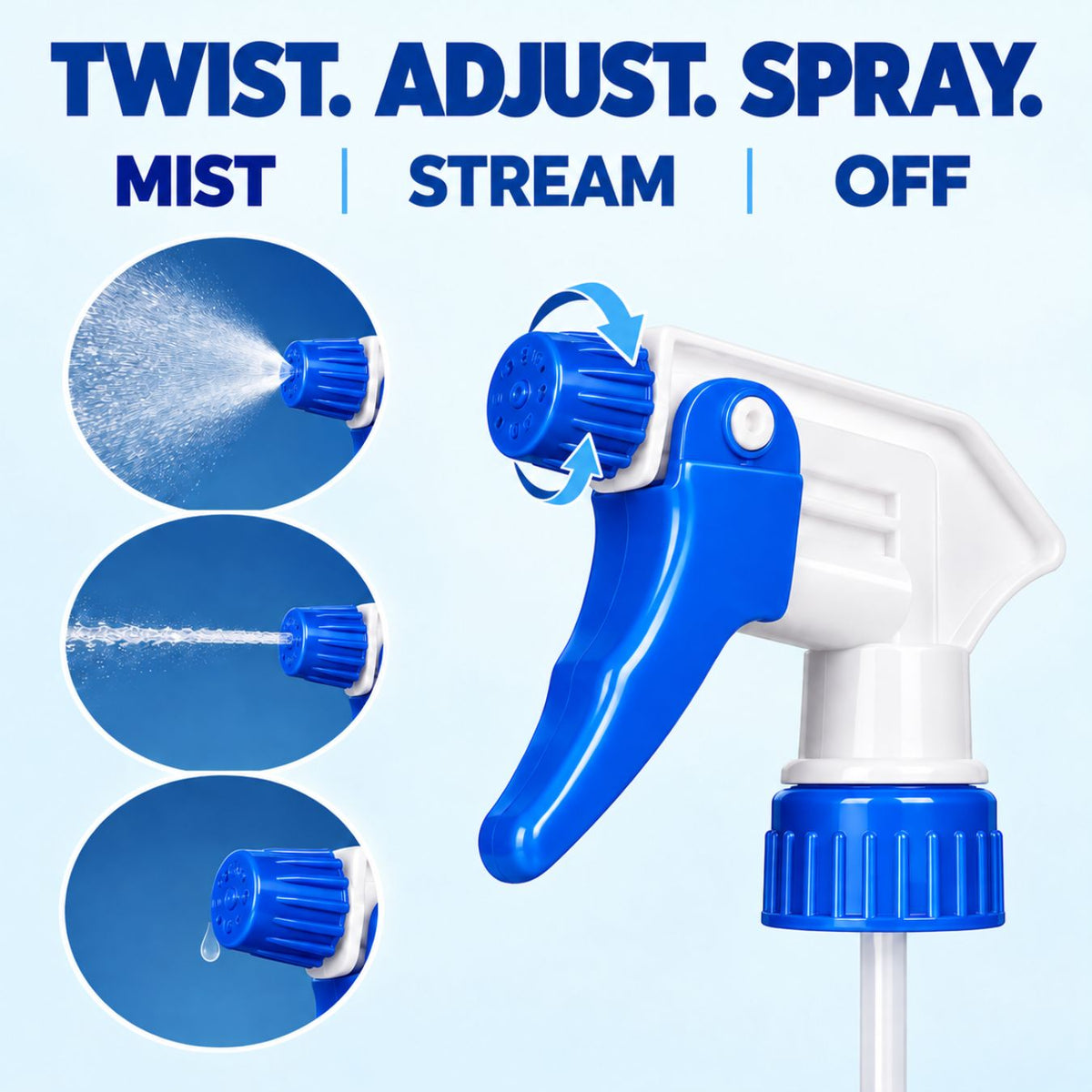 Oates Canyon Trigger Sprayer Heads – 5 Color Set